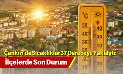 Çankırı’da Sıcaklıklar 37 Dereceye Yaklaştı: İlçelerde Son Durum