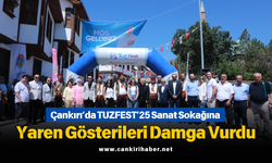 Çankırı’da TUZFEST’25 Sanat Sokağına Yaren Gösterileri Damga Vurdu