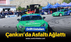 Drift Ustaları Çankırı’da Asfaltı Ağlattı