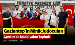 Gaziantep’in Minik Judocuları Çankırı’da Madalyaları Topladı