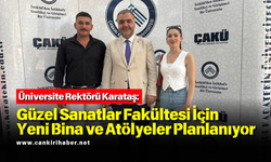 Üniversite Rektörü Karataş: Güzel Sanatlar Fakültesi İçin Yeni Bina ve Atölyeler Planlanıyor