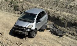Hanönü’nde Otomobil Şarampole Yuvarlandı: 1 Yaralı