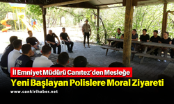 İl Emniyet Müdürü Canıtez’den Mesleğe Yeni Başlayan Polislere Moral Ziyareti