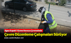 Ilgaz Kapalı Yüzme Havuzu Çevresinde Çevre Düzenleme Çalışmaları Sürüyor