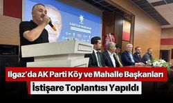 Ilgaz’da AK Parti Köy ve Mahalle Başkanları İstişare Toplantısı Yapıldı