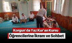 Korgun’da Yaz Kur’an Kursu Öğrencilerine İkram ve Sohbet