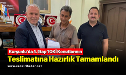 Kurşunlu’da 4. Etap TOKİ Konutlarının Teslimatına Hazırlık Tamamlandı