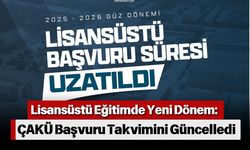 Lisansüstü Eğitimde Yeni Dönem: ÇAKÜ Başvuru Takvimini Güncelledi
