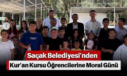 Saçak Belediyesi’nden Kur’an Kursu Öğrencilerine Moral Günü
