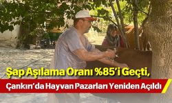 Şap Aşılama Oranı %85’i Geçti, Çankırı’da Hayvan Pazarları Yeniden Açıldı