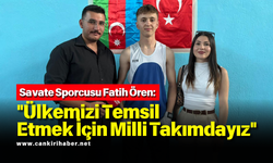 Savate Sporcusu Fatih Ören: "Ülkemizi Temsil Etmek İçin Milli Takımdayız"