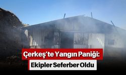Çerkeş’te Yangın Paniği: Ekipler Seferber Oldu