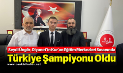 Seydi Üngör, Diyanet’in Kur’an Eğitim Merkezleri Sınavında Türkiye Şampiyonu Oldu
