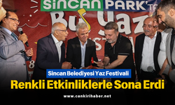 Sincan Belediyesi Yaz Festivali Renkli Etkinliklerle Sona Erdi