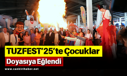 TUZFEST’25’te Çocuklar Doyasıya Eğlendi