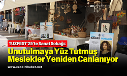 TUZFEST’25’te Sanat Sokağı: Unutulmaya Yüz Tutmuş Meslekler Yeniden Canlanıyor