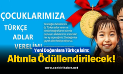 Yeni Doğanlara Türkçe İsim: Altınla Ödüllendirilecek!