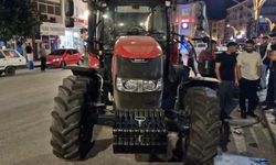 1.76 Promil Alkollü Traktör Kazası Kamerada