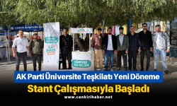 AK Parti Üniversite Teşkilatı Yeni Döneme Stant Çalışmasıyla Başladı
