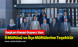 Başkan Hasan Sopacı’dan İl Müftüsü ve İlçe Müftülerine Teşekkür