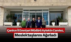 Çankırı İl Emniyet Müdürü Aytekin Canıtez, Meslektaşlarını Ağırladı