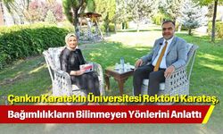 Çankırı Karatekin Üniversitesi Rektörü Karataş, Bağımlılıkların Bilinmeyen Yönlerini Anlattı