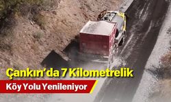 Çankırı’da 7 Kilometrelik Köy Yolu Yenileniyor