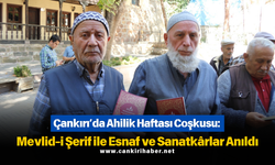 Çankırı’da Ahilik Haftası Coşkusu: Mevlid-i Şerif ile Esnaf ve Sanatkârlar Anıldı