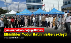 Çankırı’da Halk Sağlığı Haftası Etkinlikleri Yoğun Katılımla Gerçekleşti