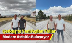 Çerkeş’te Yeni Açılan Yollar Modern Asfaltla Buluşuyor