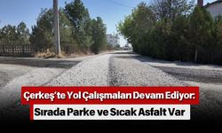 Çerkeş’te Yol Çalışmaları Devam Ediyor: Sırada Parke ve Sıcak Asfalt Var