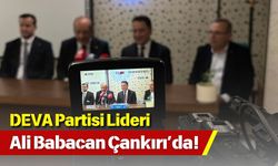 DEVA Partisi Lideri Ali Babacan Çankırı’da!