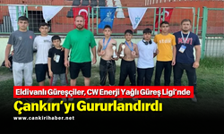 Eldivanlı Güreşçiler, CW Enerji Yağlı Güreş Ligi’nde Çankırı’yı Gururlandırdı