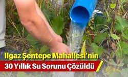 Ilgaz Şentepe Mahallesi’nin 30 Yıllık Su Sorunu Çözüldü