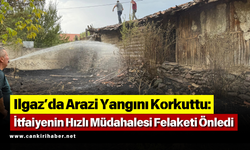 Ilgaz’da Arazi Yangını Korkuttu: İtfaiyenin Hızlı Müdahalesi Felaketi Önledi