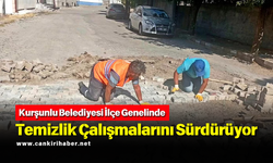 Kurşunlu Belediyesi İlçe Genelinde Temizlik Çalışmalarını Sürdürüyor