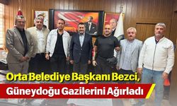 Orta Belediye Başkanı Bezci, Güneydoğu Gazilerini Ağırladı