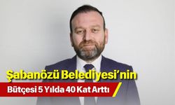 Şabanözü Belediyesi’nin Bütçesi 5 Yılda 40 Kat Arttı