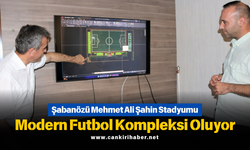 Şabanözü Mehmet Ali Şahin Stadyumu Modern Futbol Kompleksi Oluyor