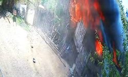 Safranbolu’da Ahşap Ev Yangını Ormana Sıçradı: O Anlar Kamerada