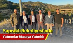 Yapraklı Belediyesi’nde Yatırımlar Masaya Yatırıldı