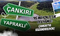 95 Milyon TL’lik Dev Hamle: Çankırı’ya Kazandırılıyor!