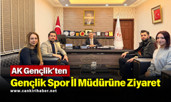 AK Gençlik’ten Gençlik Spor İl Müdürüne Ziyaret
