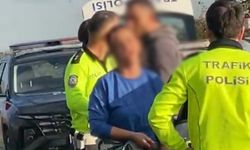 Alkol Şişesi Atan Araç Polis Takibinden Kaçamadı