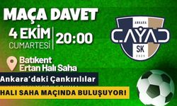 Ankara’daki Çankırılılar Halı Saha Maçında Buluşuyor!