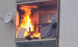 Balkonda Bırakılan Köz Yangın Çıkardı