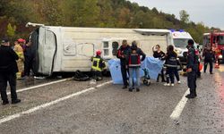 Bartın’da İşçi Servisi Devrildi: 1 Ölü, 19 Yaralı