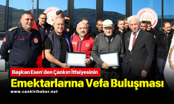 Başkan Esen’den Çankırı İtfaiyesinin Emektarlarına Vefa Buluşması