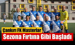 Çankırı FK Masterlar Sezona Fırtına Gibi Başladı!