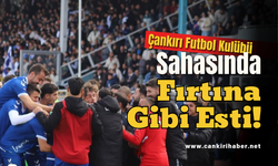 Çankırı FK sahasında fırtına gibi esti!